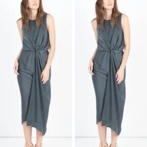 Modern Citizen Backless Dress in Slate Gray
